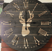 Hunting Creek Outfitters - Whitetail Clock 